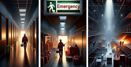emergency lighting artwork
